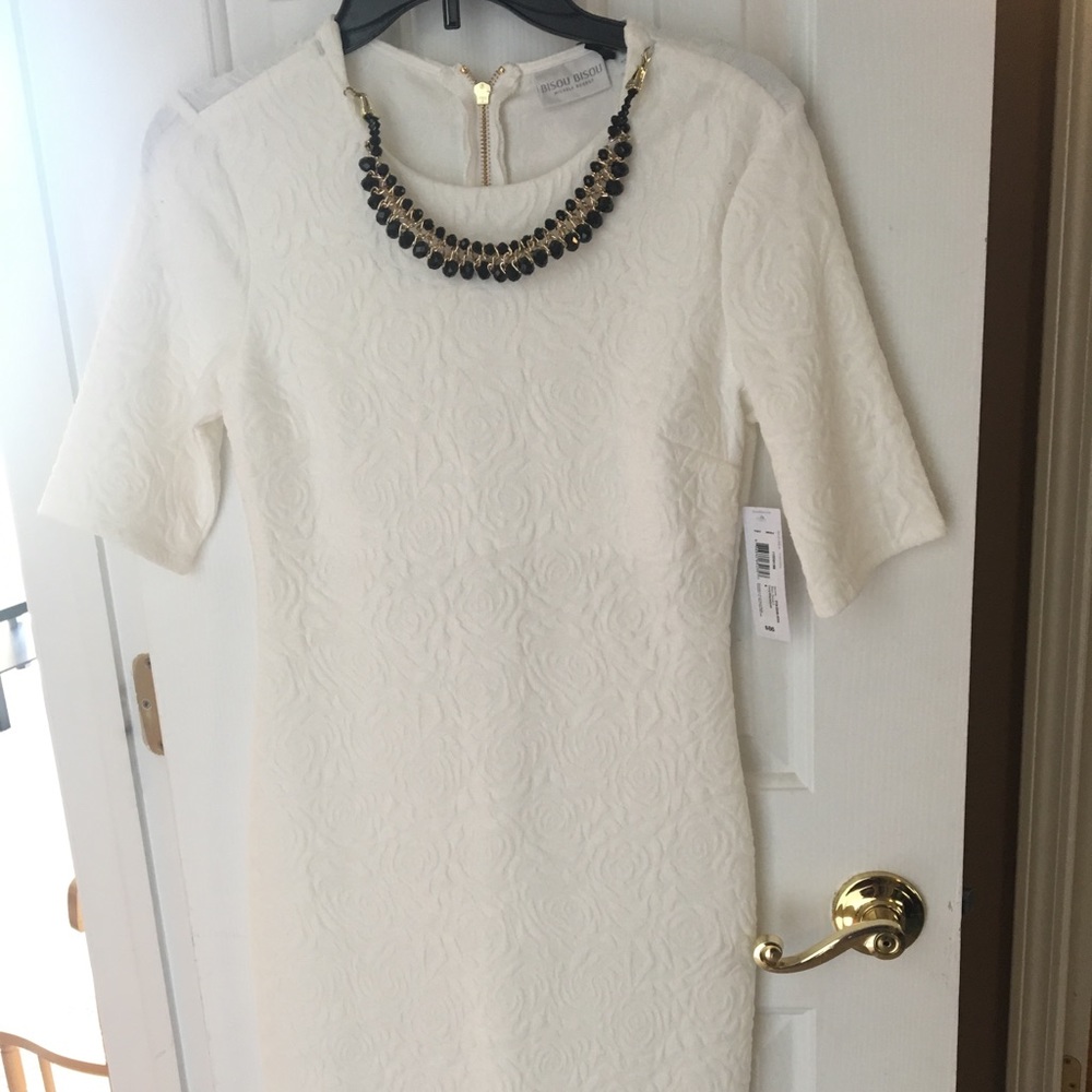 👗⚡️White Dress with Rose print